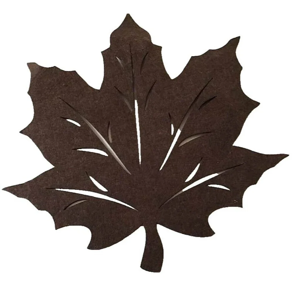 Felt Fall Leaves Maple Leaf Placemats Wall Decor Autumn Lot 6 Thanksgiving 18